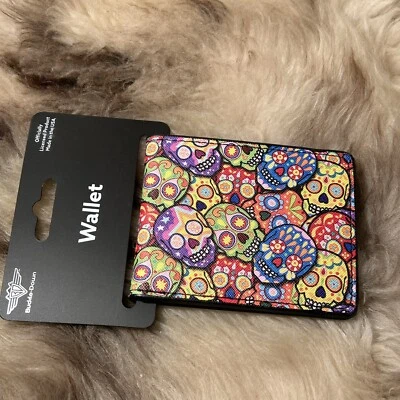 NWT Buckle-Down Men's Wallet - Sugar Skulls by Thaneeya McArdle - Image 1 of 4