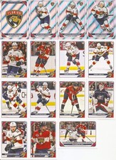 2019-20 Topps Florida Panthers NHL Sticker Collection Complete Team Set (18)