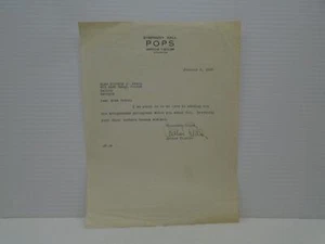 CARTA AUTÓGRAFO FIRMADA ARTHUR FIELDER CONDUCTOR BOSTON POPS ENVÍO GRATUITO EB - Imagen 1 de 3