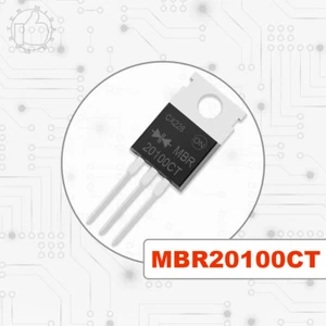 MBR20100CT 20100CT TO-220 100V 20A DIODO RADDRIZZATORE SCHOTTKY RECTIFIER - 2 PZ - Foto 1 di 1