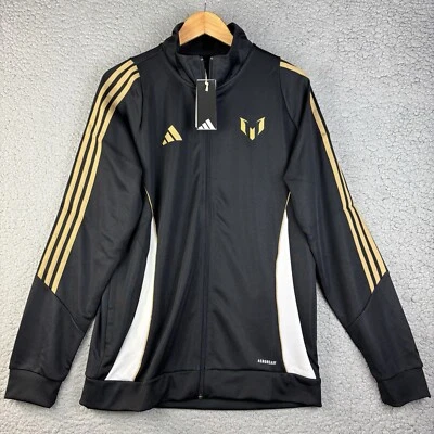 Adidas Lionel Messi Chaqueta de Pista para Hombres Talla XL Fútbol Negro Entrenamiento Auténtica Nueva con Etiquetas Foto 1 de 4