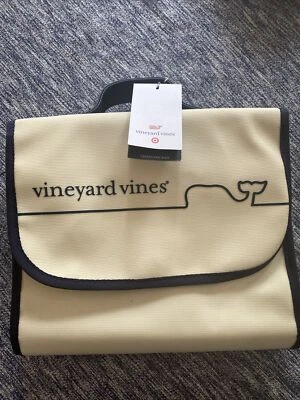 Vineyard Vines Baby Changing Pad - Travel Portable - Beige w/ Navy - NWT $30 - Image 1 of 4