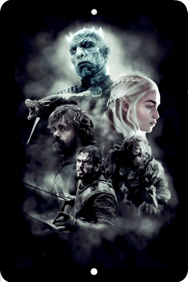 Игра престолов, подарок на день рождения, домашний знак, домашний декор металлический алюминий, США - Изображение 1 из 1