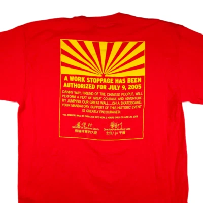 Camiseta de Patinador Danny Way De Colección Para Hombres Talla XL Y2K DC Zapatos Gran Pared Salto Foto 1 de 4