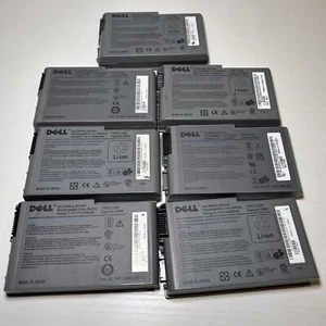 Qty 7 - Genuine OEM Dell Latitude D600 D610 Battery C1295 4700mAh AS-IS Parts - Picture 1 of 5