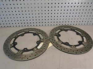 Front Brake Rotors Discs for Yamaha YZF R6S 2006 to 2009 S Models Only - Picture 1 of 8