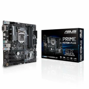 Placa Base Asus PRIME H370M Plus Usada *Fallan los 2 primeros bancos de memoria* - Imagen 1 de 4