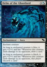 4x Japanese Helm of the Ghastlord ~ Near Mint Shadowmoor Foreign MTG Magic x4 4