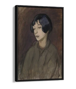 ELLEN THESLEFF, ITALIAN GIRL -FLOAT EFFECT CANVAS WALL ART PICTURE PRINT - Picture 1 of 12