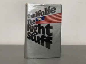The Right Stuff Tom Wolfe First Edition HBDJ NASA Astronauts Pilots American - Picture 1 of 6