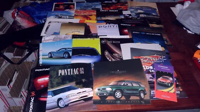 Lot of 55 New Car Dealer Brochures Buick Chevrolet  Pontiac 1990's 2000's - Image 1 of 4