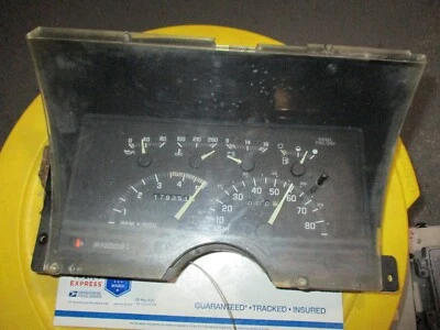 😈 1992 K3500 DIESEL SPEEDOMETER DISPLAY INSTRUMENT CLUSTER GAUGES ODOMETER DASH - Image 1 of 4