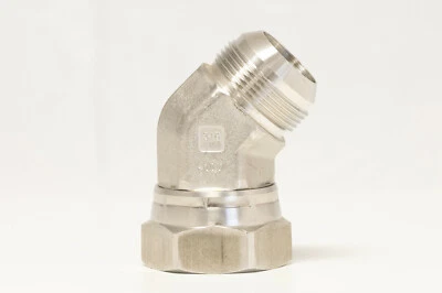 Parker 20-V6X-SS Triple-Lok 37° 45° Elbow   ***Stainless - Image 1 of 2