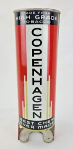 Vintage Advertising Copenhagen High Grade Tobacco Best Chew Ever Made Dispenser - Picture 1 of 16
