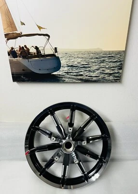 Harley FLHTK Ultra Limited CVO cromo contraste 2009-19 rueda delantera #23 directa Foto 1 de 4