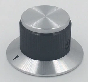 Alco Knob KNS-701BA 1/8 Solid CNC Aluminum Control Knob - Picture 1 of 2