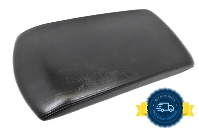 Infiniti QX56 2004-2010 consola central delantera cuero negro reposabrazos tapa cubierta OEM Foto 1 de 4