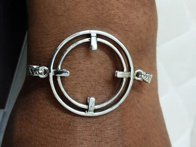 ciondolo925 argento sterling ciondolo tondo set puntone gioielli fare strumen... - Immagine 1 di 4