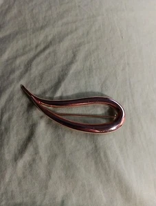 Vintage Brosche/Anstecknadel goldfarben - Tropfenform - Bild 1 von 7