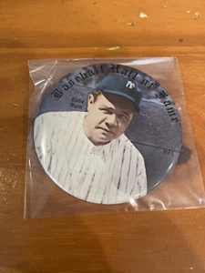 1978 Baseball Hall Of Fame Babe Ruth 3" spilla HF1 sport foto assoc pulsante - Foto 1 di 2