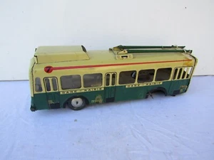 ancien trolley bus joustra jouet ancien - Picture 1 of 11