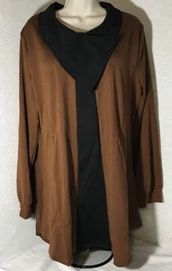 Sianelmayei Women’s Plus Size 3X Med Dress Office Wear Fancy Long Blouse - Picture 1 of 6