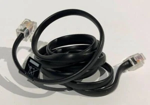 Telefon Headset Verbindungskabel Kabel RJ11 Western 6 Länge 80cm NEU - Bild 1 von 2