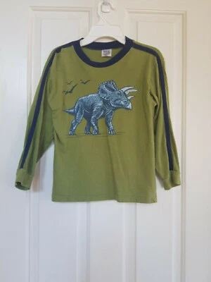 Tumbleweed- Boy's Triceratops & Teradactyl Dinosaur Long Sleeve Shirt- Size 7 - Image 1 of 3