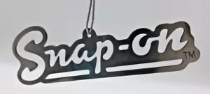 Snap-On Tools Metal Cut Out Christmas Tree Ornament 5" Hanging Genuine Die-cut 2 - Picture 1 of 7