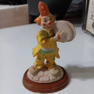 Pre-Owned Vintage Emmit Kelly Jr Clown with Cymbals Statue - Picture 1 of 4