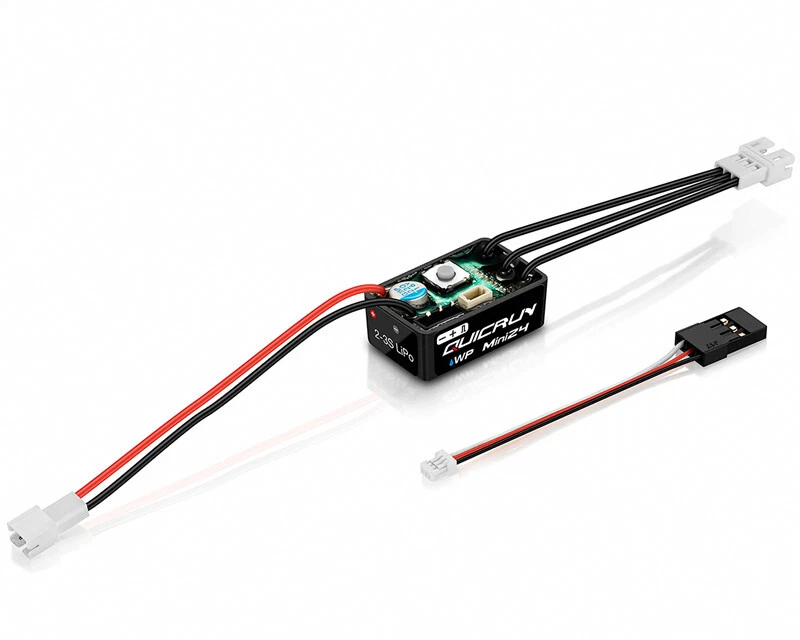 Hobbywing QuicRun WP-Mini24 Brushless ESC 25A 2-3S Für 1:24 30109004 Modellbau - Bild 1 von 1
