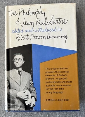 PHILOSOPHY OF JEAN-PAUL SARTRE, 1966 Modern Library Stated 1st HC DJ - Image 1 of 4