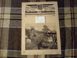 Strassenbahn Kraftomnibus Dresden Werkszeitschrift 1943 Unikat - Bild 1 von 4