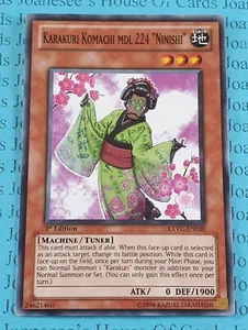 Karakuri Komachi mdl 224 ""Ninishi"" EXVC-EN030 Yu-Gi-Oh Karte 1. Auflage Neu - Bild 1 von 3