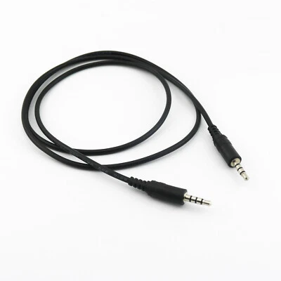 10x 3FT/1M 3.5mm Male 1/8" 4 Pole To 3.5mm Male 3 Ring Extension Aux Audio Cable - Image 1 of 4