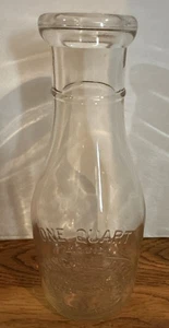 Botella de leche Fred Foster Spring Hill Dairy Quart Huntington, WV RARA - Imagen 1 de 7