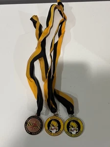 Lote de 3 medallas de campeonato oficiales vintage de los Juegos Olímpicos Mayores de Maryland - Imagen 1 de 3