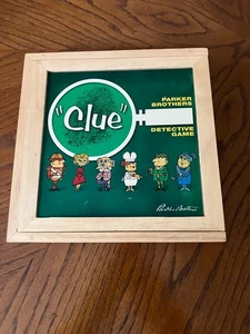 Vintage "CLUE" Board Game Wooden Box Nostalgia Series Parker Brothers - Picture 1 of 4