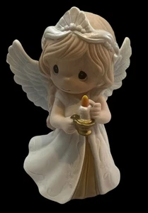 Precious Moments 2017 "Él es la luz" #181023 ¡Estatuilla de ángel rara! - Imagen 1 de 14