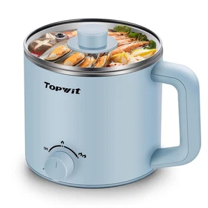 Hot Pot Electric, Electric Pot, 1.6L Ramen Cooker, Multifunctional Cooker for... - Picture 1 of 7