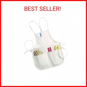 Custom Leathercraft Tool Holsters Loop Neck Bib Apron, White, One size fits all - Picture 1 of 1