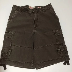 Mossimo Supply Co Cargo Shorts Herren 30 braun Baggy Skate Grunge Vintage Y2K - Bild 1 von 8
