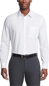 Van Heusen Herren Oberhemd Regular Fit Popeline Einfarbig Größe 19 - Bild 1 von 6