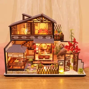Japanese House Dollhouse Kit - Miniature Wizardi Roombox Kit F07M51-78-P002-A - Picture 1 of 5