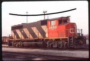 gk806 Orig. Toboganes Canadian National 9460 GP40-2W Toronto, Ontario 1987 - Imagen 1 de 1