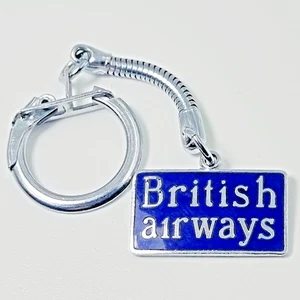 British Airways Original Keyring 80's Rare BA Advertising Made by Squire England - Foto 1 di 7