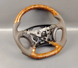 GX470 LX470 Toyota Land Cruiser 100 4RUNNER BEIGE MULTIMEDIA STEERING WHEEL - Foto 1 di 16