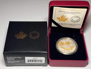 2017 Canada $25 Timeless Icons: Beaver - Pure Silver Piedfort Coin W Box + COA - Bild 1 von 2