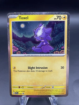 Toxel 119 Sv: Scarlet & Violet Promo Cards Holo NM - Image 1 of 2