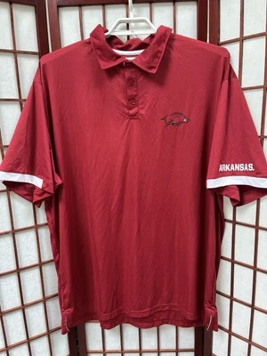 Arkansas Razorbacks Polo Shirt Football Colosseum Men’s Size 3X - Image 1 of 4